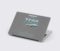 Thumbnail for Bombardier Global 7500 design on gray MacBook case