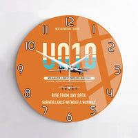 Thumbnail for Airbus U010 Aliaca VTOL design on orange no frame wall clock