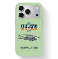 Thumbnail for Sikorsky MH-60S Seahawk design on light green magsafe iphone case, for iPhone 17 Pro