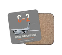Thumbnail for Kawasaki C-2 design on gray 1 piece coaster