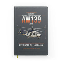 Thumbnail for Leonardo AW139 design on gray notebook