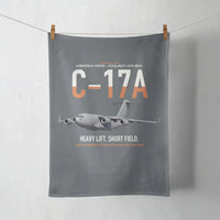 Thumbnail for C-17A Globemaster III design on gray towel