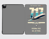 Thumbnail for Boeing 717-200 design on gray ipad tablet case