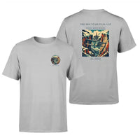Thumbnail for VINTAGE G4253 - The Mountain Pass Gap - Double-Side T-Shirt design on lightgray double side t shirt