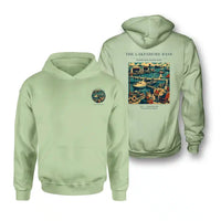 Thumbnail for VINTAGE G4071 - The Lakeshore Base - Double-Side Hoodie design on lightgreen double side