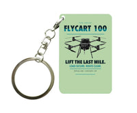 Thumbnail for DJI FlyCart 100 Key Chain design on light green key chain