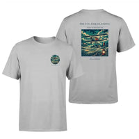 Thumbnail for VINTAGE G4150 - The Fog Field Landing - Double-Side T-Shirt design on lightgray double side t shirt