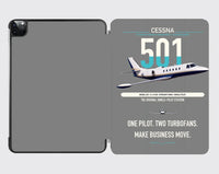 Thumbnail for Cessna 501 Citation I SP design on gray ipad tablet case