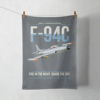 Thumbnail for F-94C Starfire design on gray towel