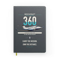 Thumbnail for Beechcraft King Air 360 design on gray notebook