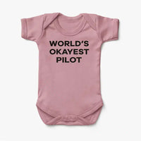 Thumbnail for World's Okayest Pilot Baby Bodysuit - view 11