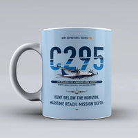 Thumbnail for C295 MPA-ASW Mug design on light blue airbus
