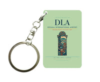 Thumbnail for Douala International Airport DLA Key Chain design on light green key chain