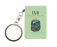 Thumbnail for Bagdogra International Airport IXB — Siliguri Key Chain design on light green key chain