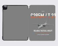 Thumbnail for Airbus C295M T.21 design on gray ipad tablet case