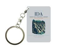 Thumbnail for Idaho Falls Regional Airport (IDA) design on light gray key chain