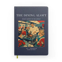 Thumbnail for VINTAGE G4217 - The Dining Aloft - Designed Notebooks design on navyblue