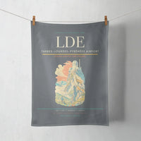 Thumbnail for Tarbes–Lourdes–Pyrénées Airport (LDE) design on gray towel
