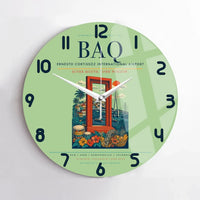 Thumbnail for Ernesto Cortissoz International Airport BAQ Wall-Clock No-Frame - Light Green