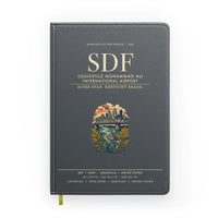 Thumbnail for Louisville Muhammad Ali International Airport (SDF) design on gray notebook