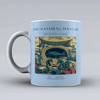 Thumbnail for VINTAGE G4505 - The Sandbag Hangar - Ceramic Mug design on lightblue