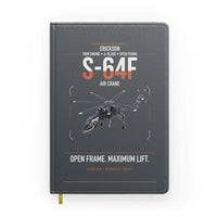 Thumbnail for Erickson S-64F Air Crane design on gray notebook