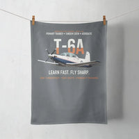 Thumbnail for T-6A Texan II Train The Next Generation design on gray towel