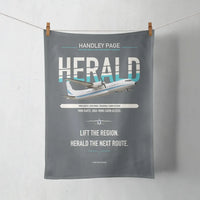 Thumbnail for Handley Page HPR.7 Dart Herald design on gray towel