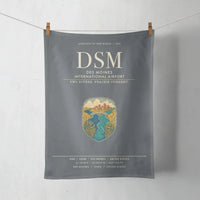 Thumbnail for Des Moines International Airport (DSM) design on gray towel