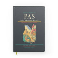 Thumbnail for Paros National Airport (PAS) design on gray notebook