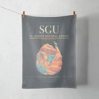 Thumbnail for St. George Regional Airport (SGU) design on gray towel