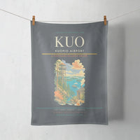 Thumbnail for Kuopio Airport (KUO) design on gray towel