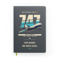 Thumbnail for Boeing 747-400 design on gray notebook