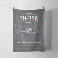 Thumbnail for Leonardo TH-73A Thrasher design on gray towel