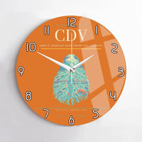Thumbnail for Merle K. (Mudhole) Smith Airport (CDV) design on orange no frame wall clock