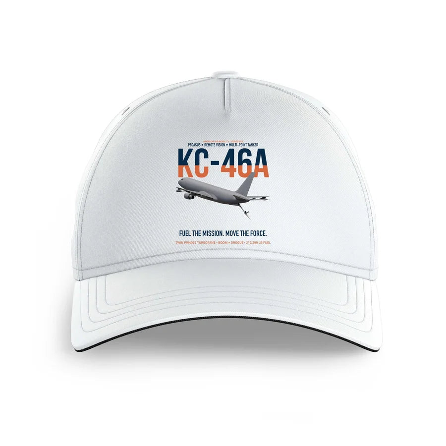 KC-46A PEGASUS design on white printed hat