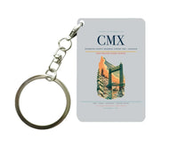 Thumbnail for Houghton County Memorial Airport (CMX) design on light gray key chain