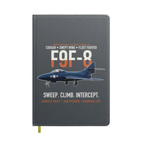 Thumbnail for F9F-8 Cougar Swept Wing Carrier Fighter design on gray notebook