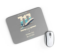 Thumbnail for Boeing 717-200 design on gray rectangle mouse pad