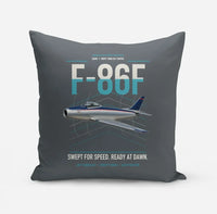 Thumbnail for F-86F Sabre design on gray pillow