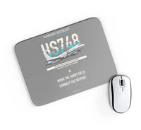 Thumbnail for Hawker Siddeley HS 748 Series 2A design on gray rectangle mouse pad