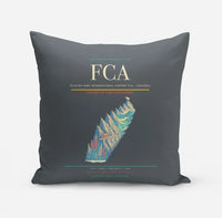 Thumbnail for Glacier Park International Airport (FCA) design on gray pillow