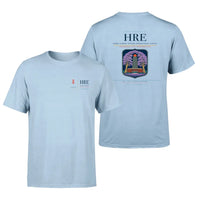 Thumbnail for Robert Gabriel Mugabe International Airport (HRE) design printed on light blue double-side t-shirt