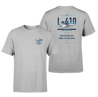 Thumbnail for LET L-410 UVP-E20 design on light gray t shirt
