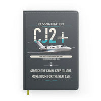 Thumbnail for Cessna Citation CJ2+ design on gray notebook