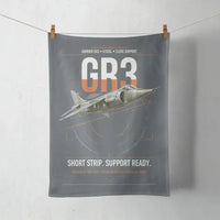 Thumbnail for Hawker Siddeley Harrier GR3 design on gray towel