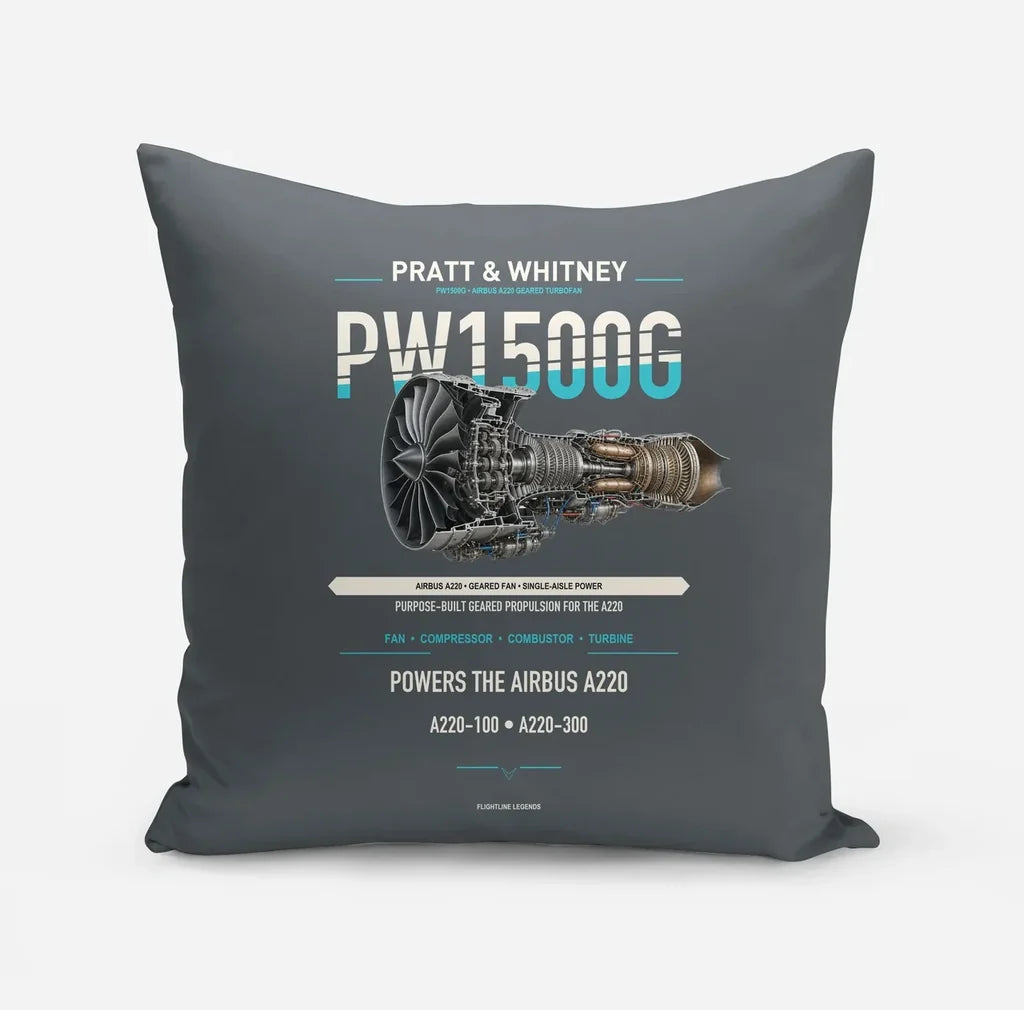 PW1500G design on gray pillow