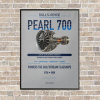 Thumbnail for PEARL 700 vertical canvas print - framed - light gray background