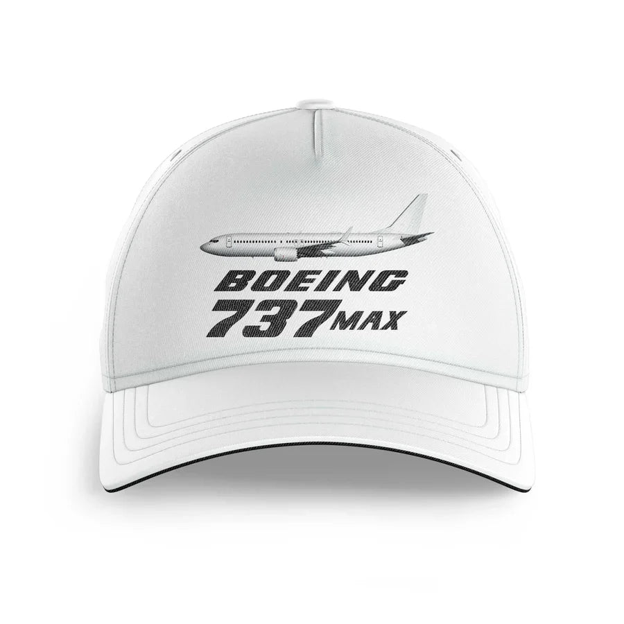 The Boeing 737Max printed hat - white