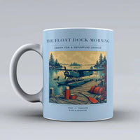 Thumbnail for VINTAGE G4195 - The Float Dock Morning - Ceramic Mug design on lightblue